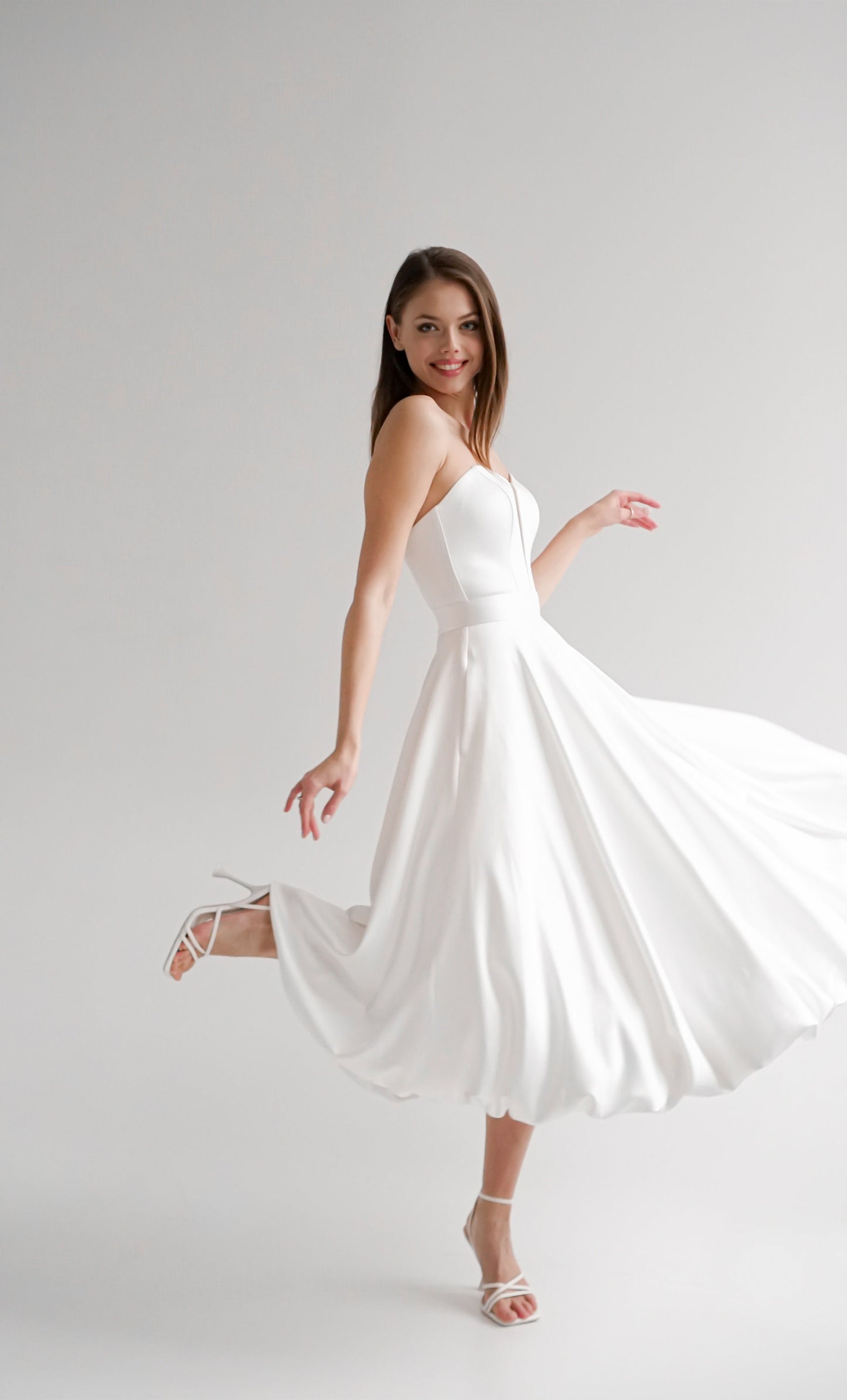 Satin Wedding Corset: Bridal Separates Top