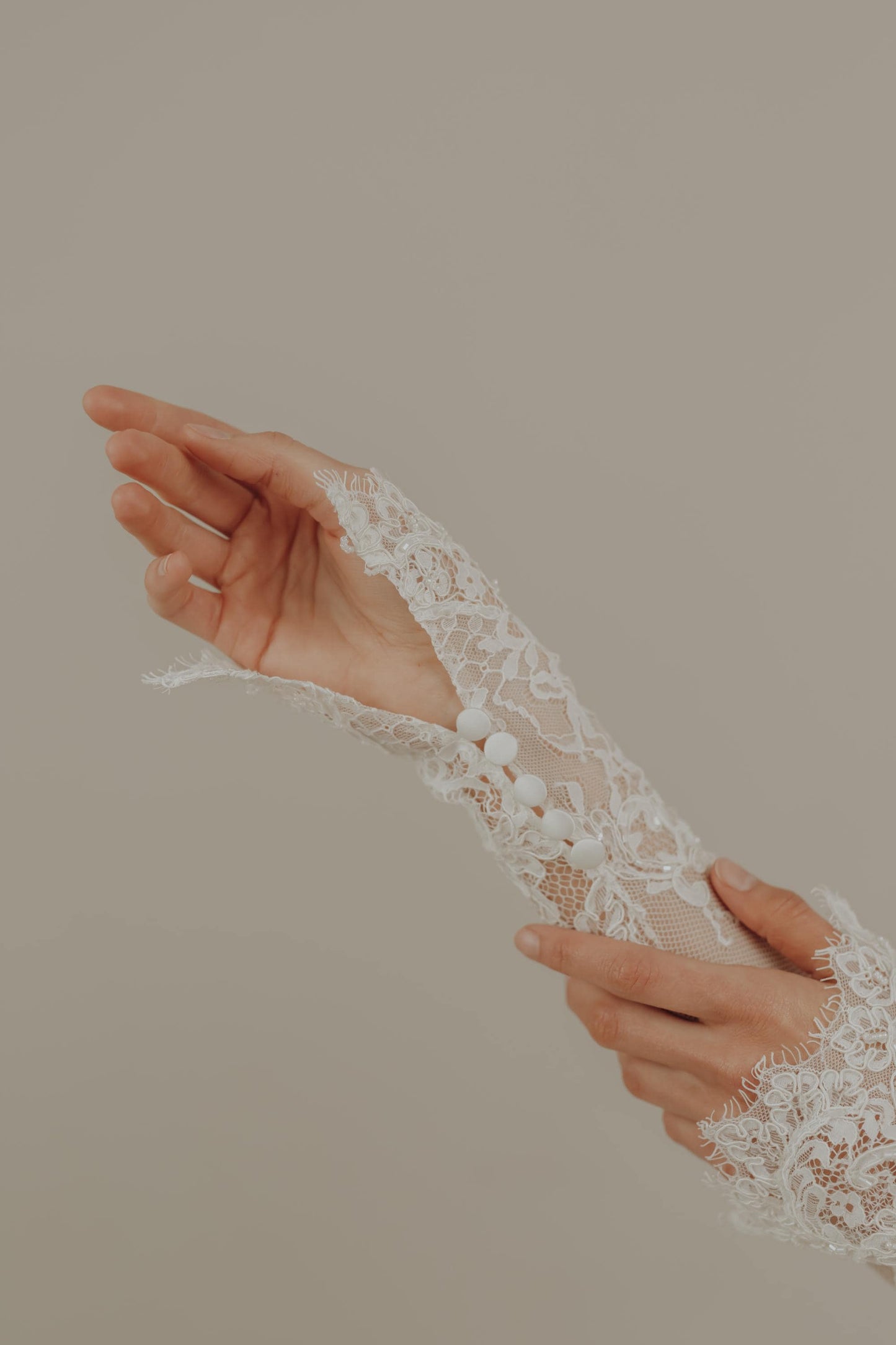 Lace Bridal Gloves: Beaded Wedding Sleeves, Vintage Style