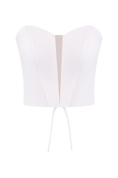 Satin Wedding Corset: Bridal Separates Top