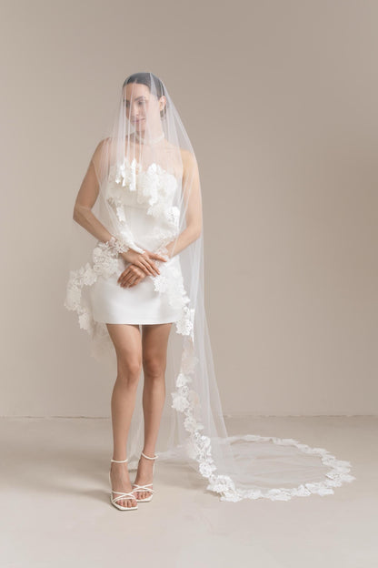 Mikado Mini Wedding Dress: Strapless Corset, Lace-Up Back